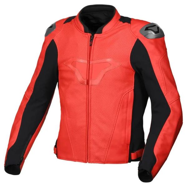 Blouson Moto Macna Aviant Air Noir Rouge