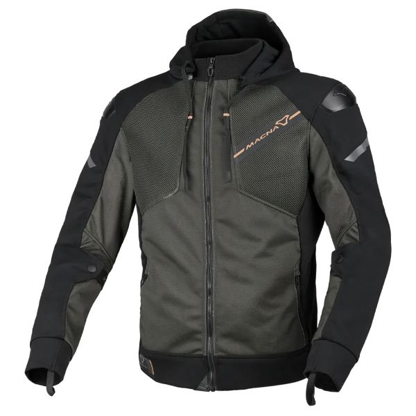 Blouson Moto Macna Brero Green Black