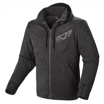 Blouson Moto Macna District Hoodie Dark Grey