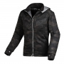 Blouson Moto Macna District Hoodie Lady Grey Print