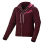 Blouson Moto Macna District Hoodie Lady Red