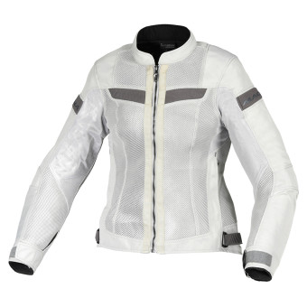 Blouson Moto Macna Velotura Woman Light Grey