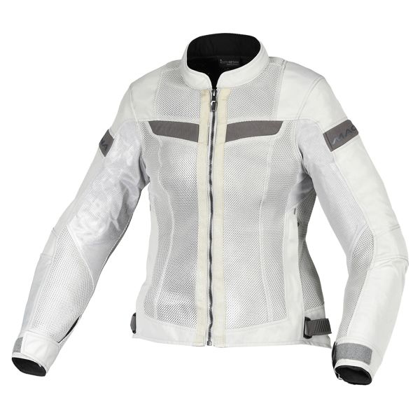 Blouson Moto Macna Velotura Woman Light Grey