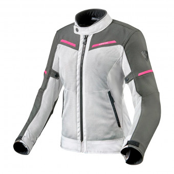 Blouson Moto REV'IT Airwave 3 Ladies Argent Rose