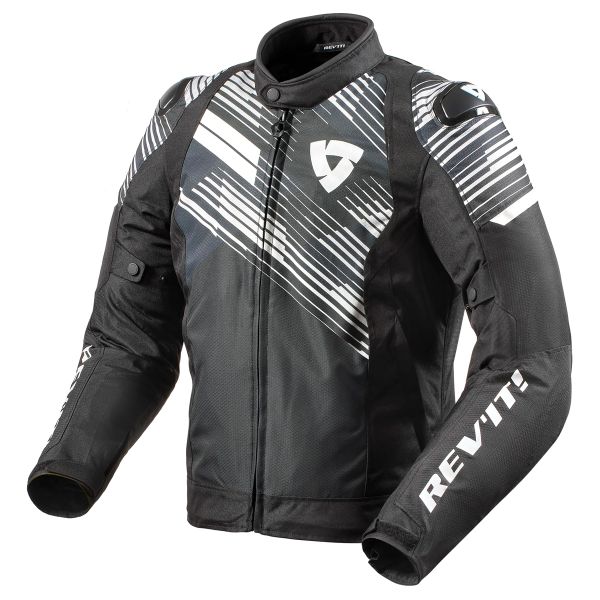 Blouson Moto REV'IT Apex TL Black White