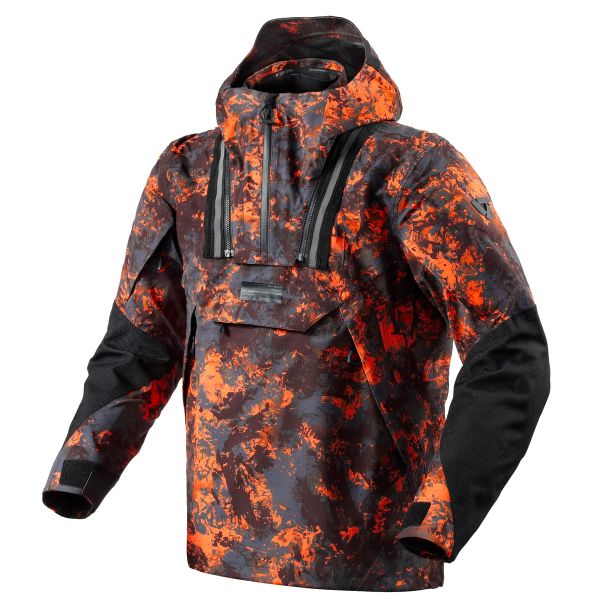 Blouson Moto REV'IT Blackwater 2 H2O Black Orange Blouson Moto REV'IT Blackwater 2 H2O Black Orange