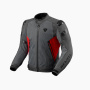 Blouson Moto REV'IT Control Air H2O Grey Red