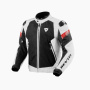Blouson Moto REV'IT Control Air H2O White Black