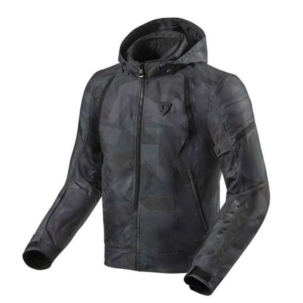 Blouson Moto REV'IT Flare 2 Camo Noir Gris