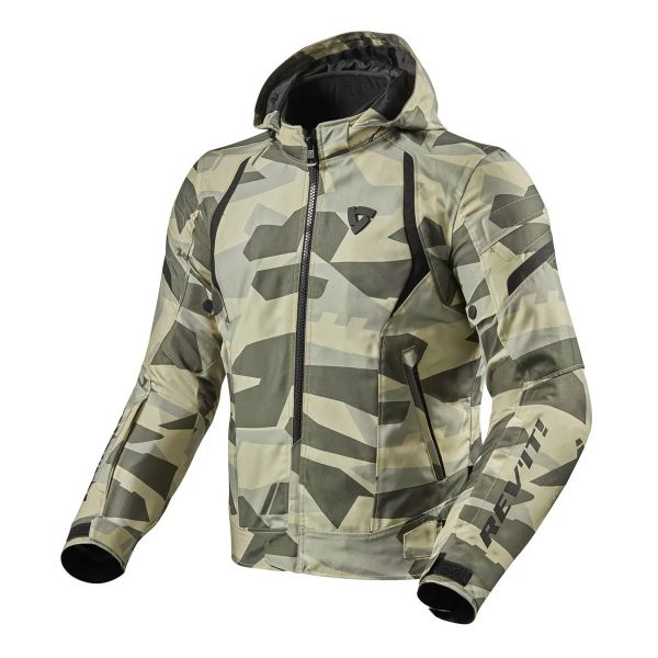 Blouson Moto REV'IT Flare 2 Camo Vert Clair