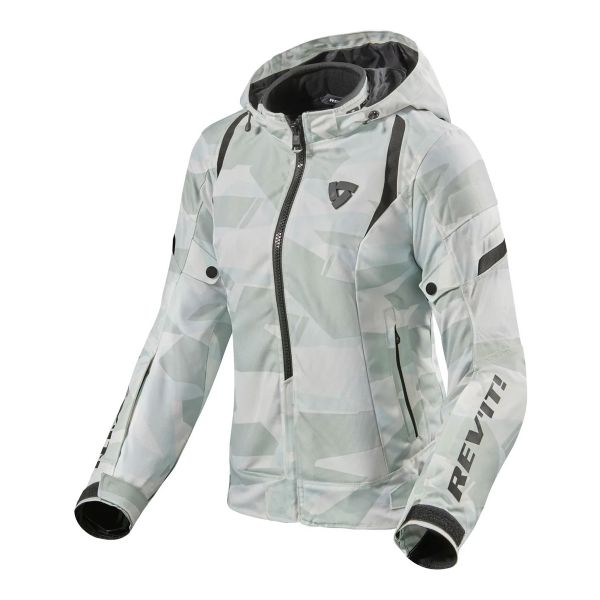 Blouson Moto REV'IT Flare 2 Ladies Camo Gris Blanc