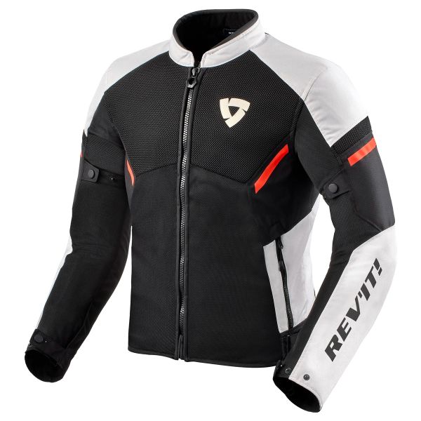Blouson Moto REV'IT GT-R Air 3 White Neon Red