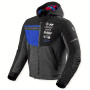 Blouson Moto REV'IT Haste H2O Black Blue