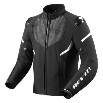 Blouson Moto REV'IT Hyperspeed 2 H2O Noir Blanc
