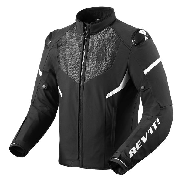 Blouson Moto REV'IT Hyperspeed 2 H2O Noir Blanc