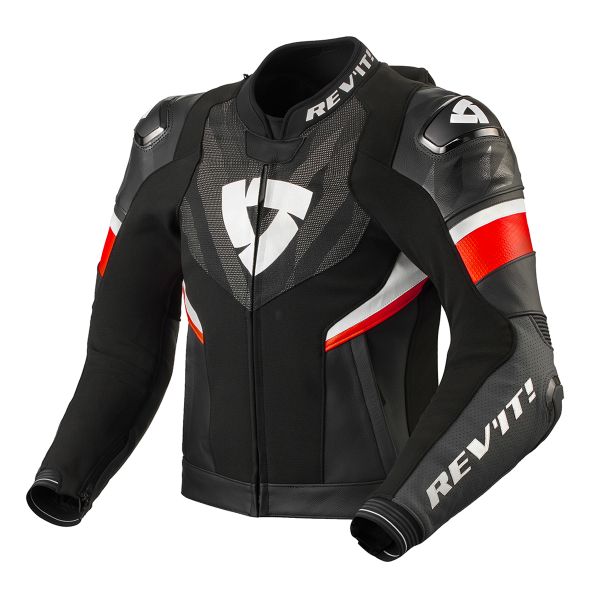 Blouson Moto REV'IT Hyperspeed 2 Pro Noir Neon Rouge