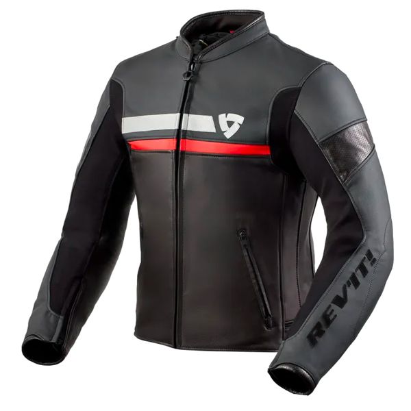 Blouson Moto REV'IT Mile Black Red