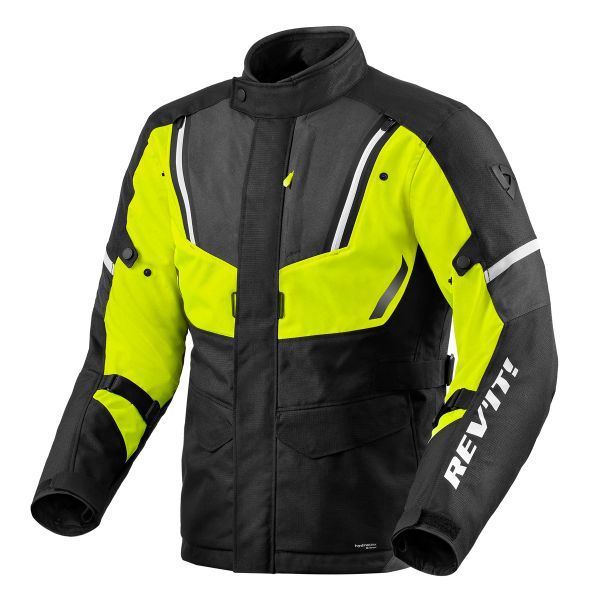 Veste Moto REV'IT Move H2O Black Neon Yellow