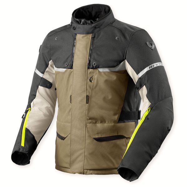 Blouson Moto REV'IT Outback 4 H2O Green Anthracite