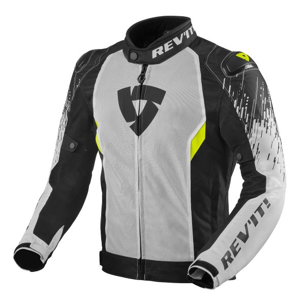 Blouson Moto REV'IT Quantum 2 Air Blanc Noir