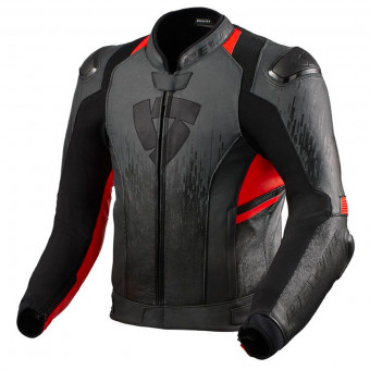 Blouson Moto REV'IT Quantum 2 Antracite Neon Rouge