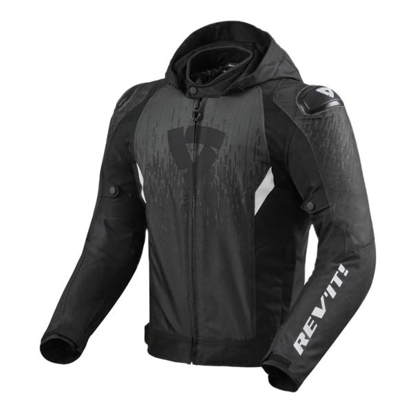 Blouson Moto REV'IT Quantum 2 H2O Noir Antracite Blouson Moto REV'IT Quantum 2 H2O Noir Antracite