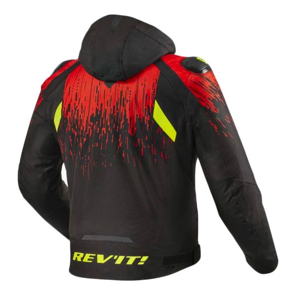 REV'IT Quantum 2 H2O Noir Rouge