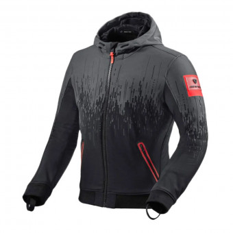 Blouson Moto REV'IT Quantum 2 WB Noir Neon Rouge
