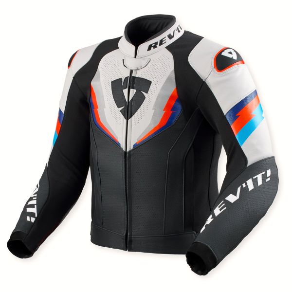 Blouson Moto REV'IT Quantum 3 Black Light Grey