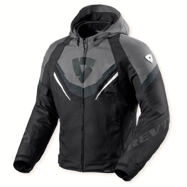 Blouson Moto REV'IT Quantum 3 H2O Black Grey