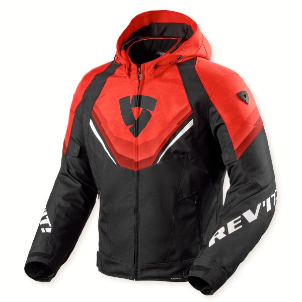 Blouson Moto REV'IT Quantum 3 H2O Black Red