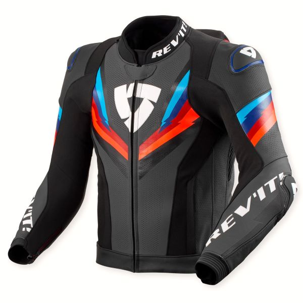Blouson Moto REV'IT Quantum 3 Pro Black Blue