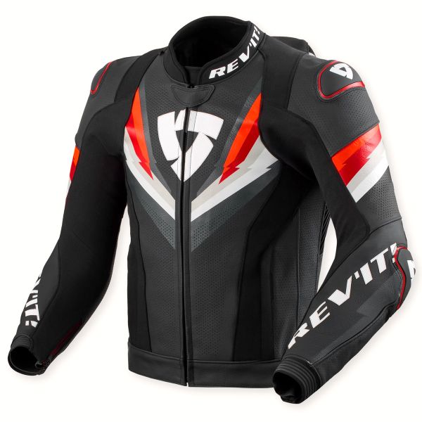 Blouson Moto REV'IT Quantum 3 Pro Black Red