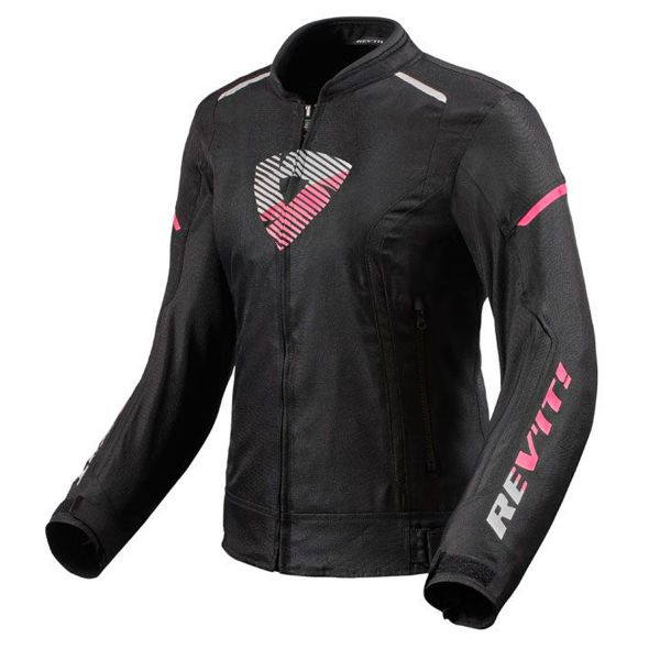 Blouson Moto REV'IT Sprint H2O Ladies Noir Rose Blouson Moto REV'IT Sprint H2O Ladies Noir Rose