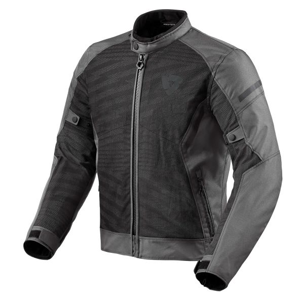 Blouson Moto REV'IT Torque 2 H2O Black Grey