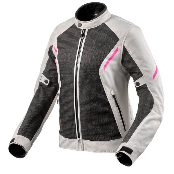 Blouson Moto REV'IT Torque 2 H2O Ladies Black Grey