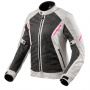 Blouson Moto REV'IT Torque 2 H2O Ladies Black Grey