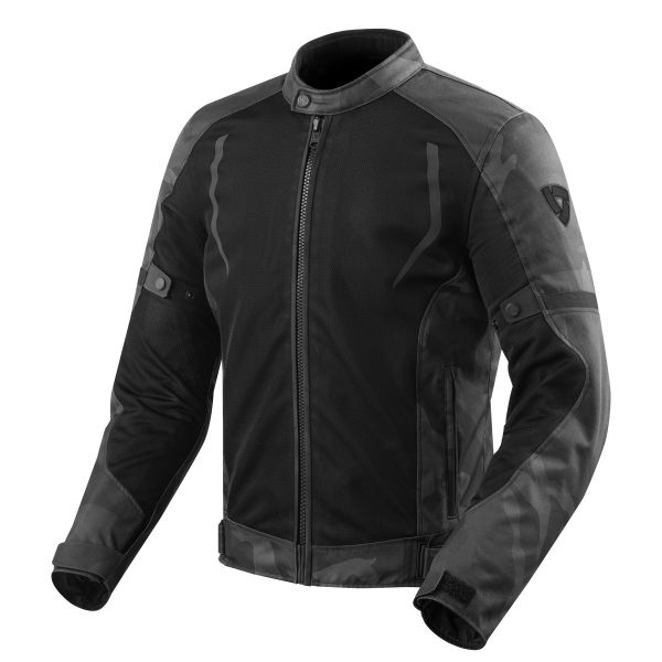 Blouson Moto REV'IT Torque Noir Gris