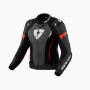 Blouson Moto REV'IT Xena 4 Pro Ladies Black Neon Red