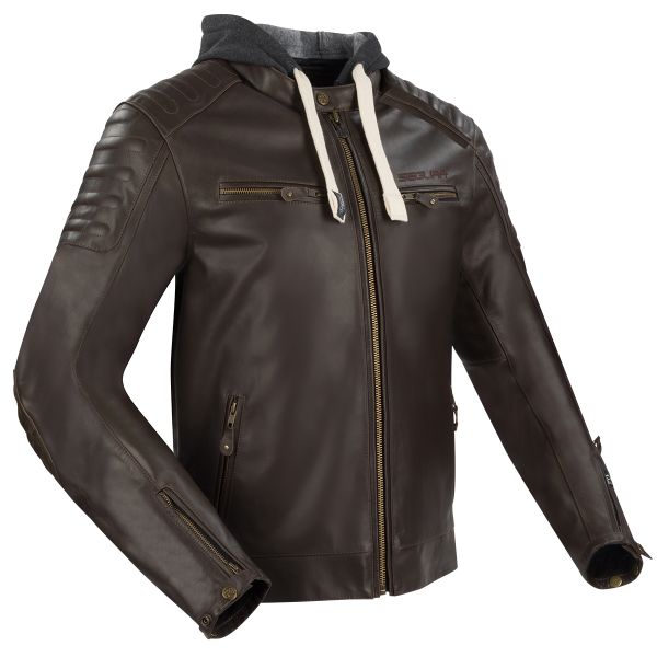 Blouson Moto Segura Challenger Brown
