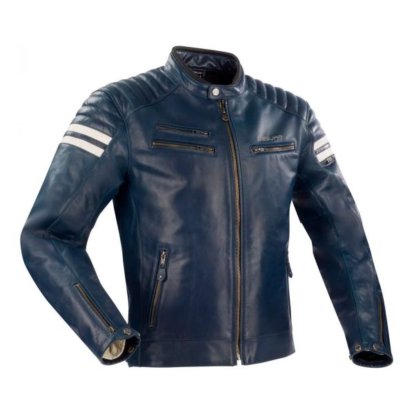 Blouson Moto Segura Funky Marine White