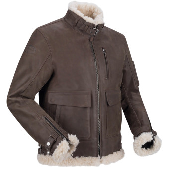 Blouson Moto Segura Aeronot Marron