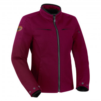 Blouson Moto Segura Lady Garrisson Burgundy Blouson Moto Segura Lady Garrisson Burgundy