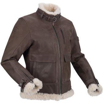 Blouson Moto Segura Lady Aeronot Marron