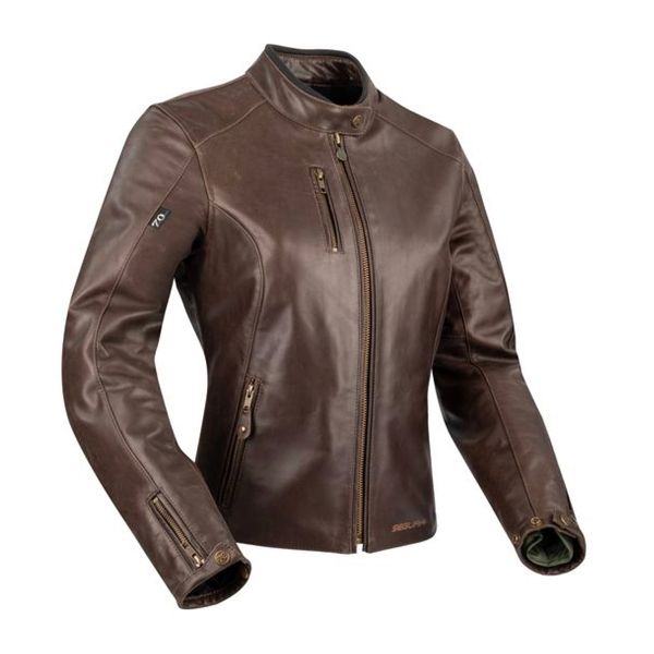 Blouson Moto Segura Lady Laxey Brown Blouson Moto Segura Lady Laxey Brown