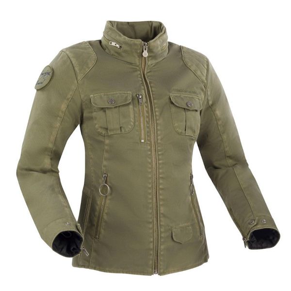 Blouson Moto Segura Lady Maya Kaki Blouson Moto Segura Lady Maya Kaki