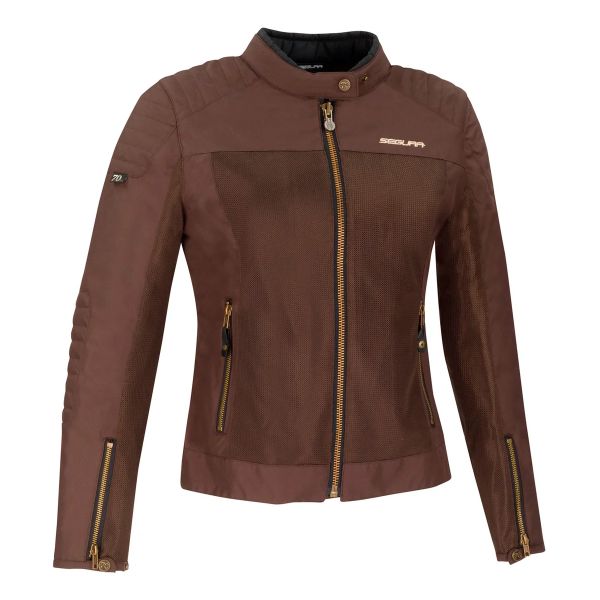 Blouson Moto Segura Lady Oskar Brown Blouson Moto Segura Lady Oskar Brown