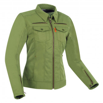 Blouson Moto Segura Lady Patrol Kaki