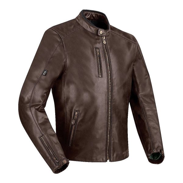 Blouson Moto Segura Laxey Brown Blouson Moto Segura Laxey Brown