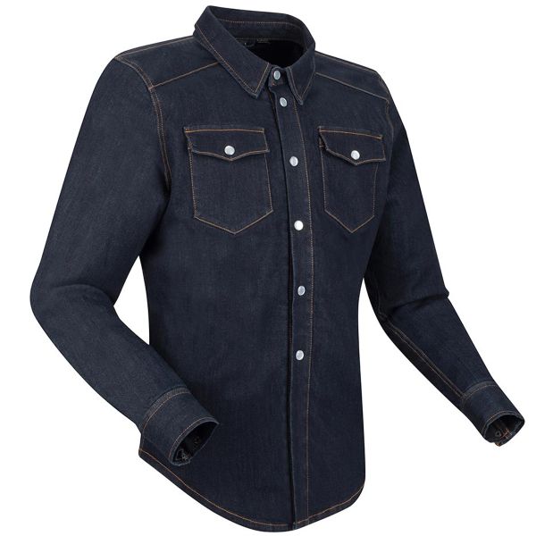 Blouson Moto Segura Luthor Blue